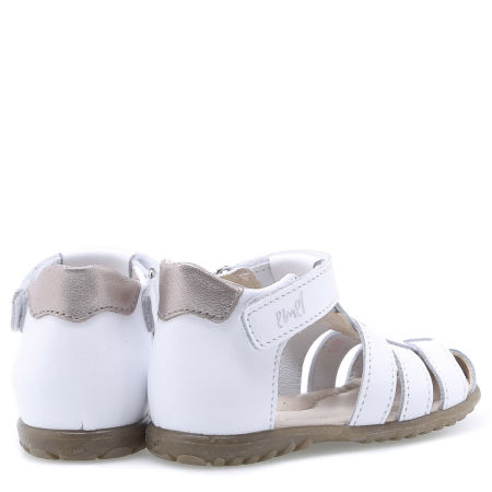 Panama Roczki® białe sandały dziecięce ze skóry naturalnej - E 1078-24 zdjęcie 3
