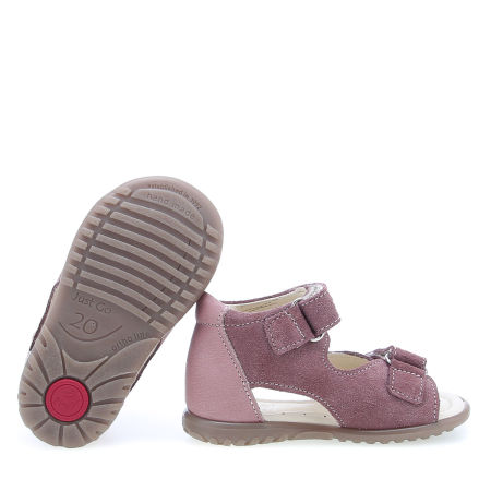 Malibu Roczki® różowe sandały dziecięce ze skóry naturalnej - ES 2435-14 zdjęcie 3