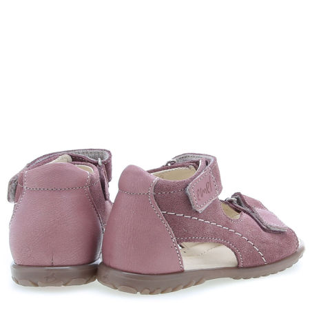 Malibu Roczki® różowe sandały dziecięce ze skóry naturalnej - ES 2435-14 zdjęcie 4