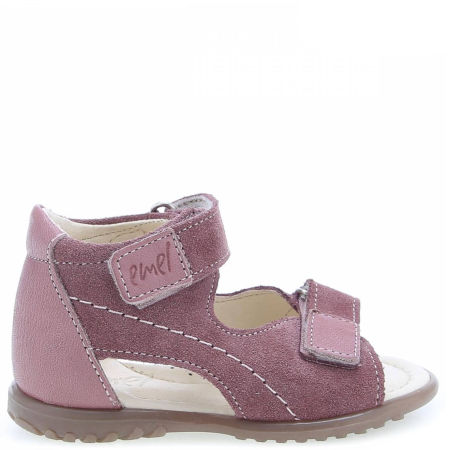 Malibu Roczki® różowe sandały dziecięce ze skóry naturalnej - ES 2435-14 zdjęcie 1