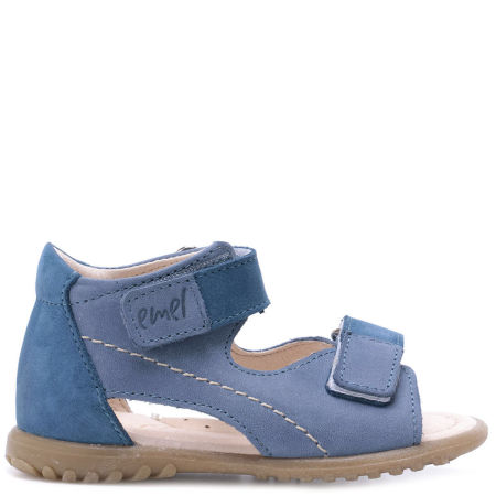 Malibu Roczki® niebieskie sandały dziecięce ze skóry naturalnej  - ES 2435-9 zdjęcie 2