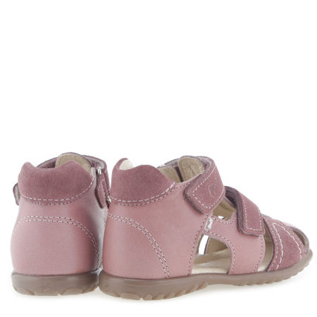 Ankara Roczki® różowe sandały dziecięce ze skóry naturalnej - ES 2437-34 zdjęcie 2