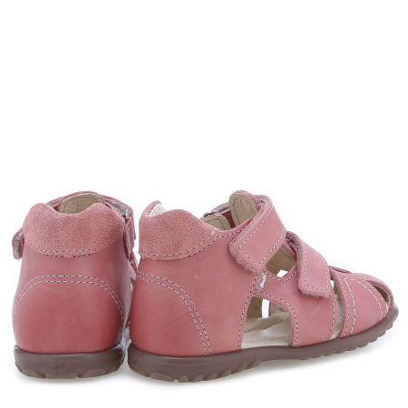 Ankara Roczki® różowe sandały dziecięce ze skóry naturalnej  - ES 2437-29 zdjęcie 3
