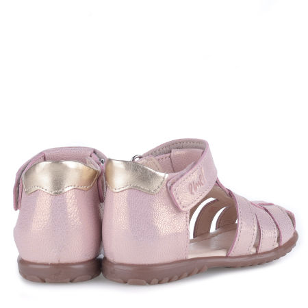 Panama Roczki® różowe sandały dziecięce ze skóry naturalnej - ES 1078-46 zdjęcie 2