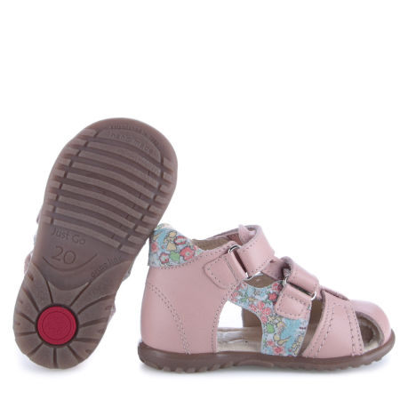 Ankara Roczki® różowe sandały dziecięce ze skóry naturalnej - ES 2437-38 zdjęcie 2