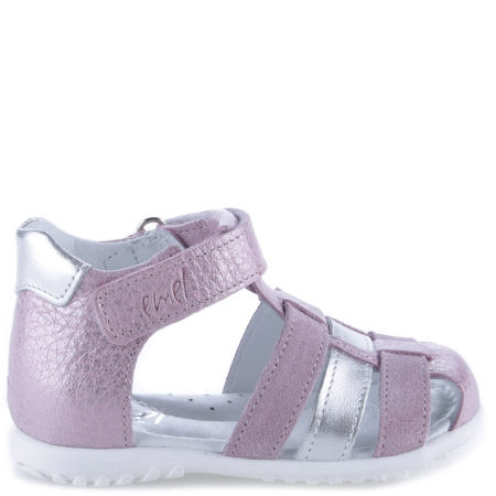 Panama Roczki® różowe sandały dziecięce ze skóry naturalnej - ES 1078-41 zdjęcie 4
