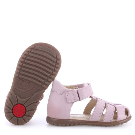 Panama Roczki® różowe sandały dziecięce ze skóry naturalnej - ES 1078N zdjęcie 2