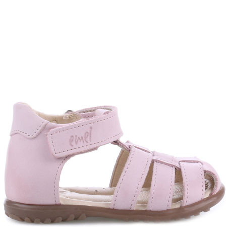 Panama Roczki® różowe sandały dziecięce ze skóry naturalnej - ES 1078N zdjęcie 4