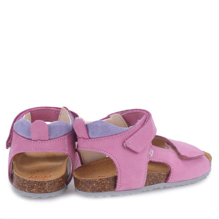 California różowe sandały dziecięce ze skóry naturalnej - E 2508-37 , E 2509-37 zdjęcie 3