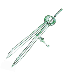 Zdjęcie dekoracyjne - cyrkiel