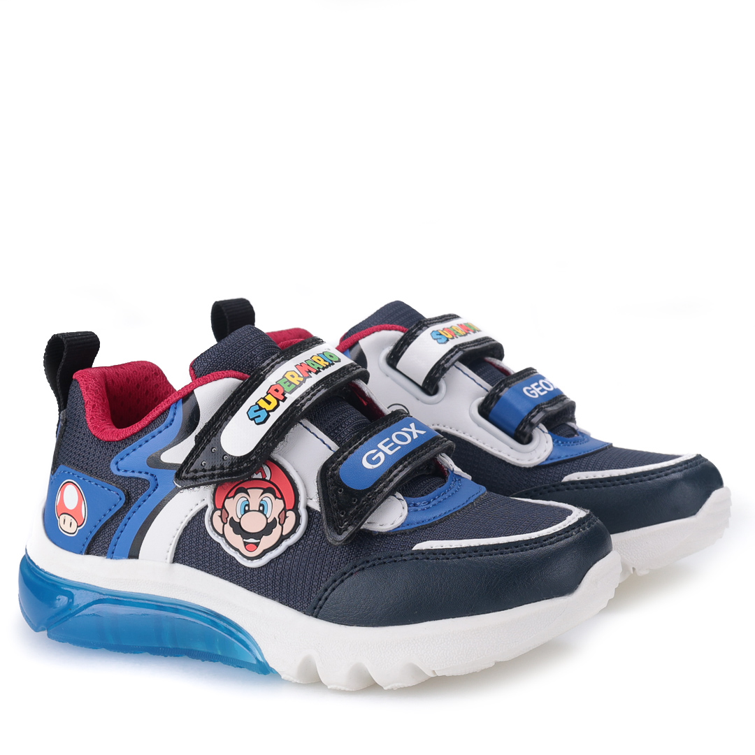 Geox sneakersy Super Mario kolorowe sportowe buty dziecięce zdjęcie 1