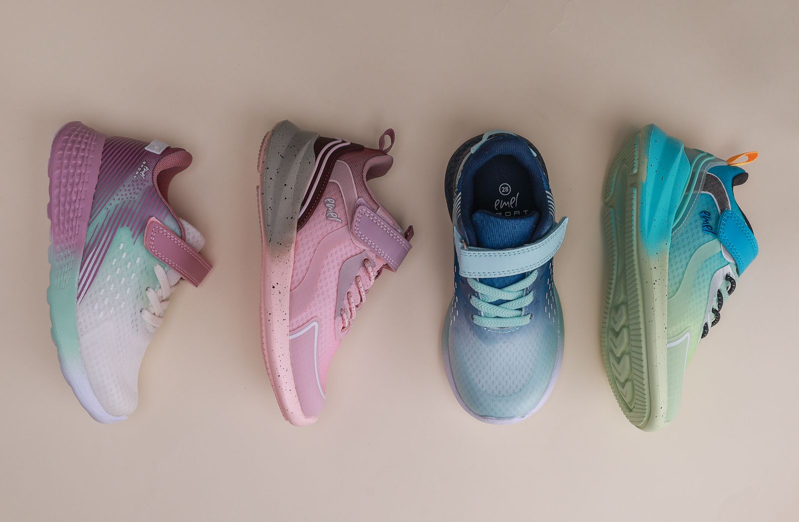 Sneakersy dziecięce Emel Sport – lekkie, wygodne buty sportowe dla dzieci idealne do biegania i zabaw terenowych.