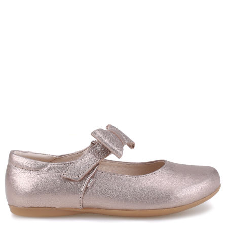 Vienna złote baleriny dziecięce ze skóry naturalnej