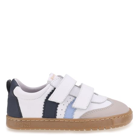 Biało-niebieskie Trampki Dziecięce Delfin Barefoot Blanditos by Crio's