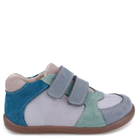 Rio barefoot niebieskie trzewiki dziecięce ze skóry naturalnej