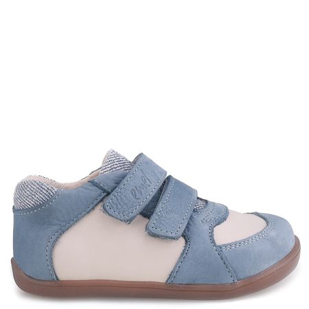 Rio barefoot niebieskie trzewiki dziecięce ze skóry naturalnej