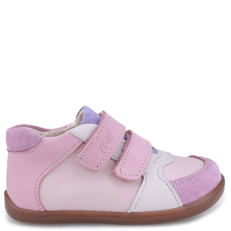Rio barefoot różowe trzewiki dziecięce ze skóry naturalnej