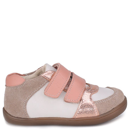 Rio barefoot różowe trzewiki dziecięce ze skóry naturalnej