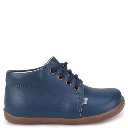 Arno barefoot granatowe trzewiki dziecięce ze skóry naturalnej