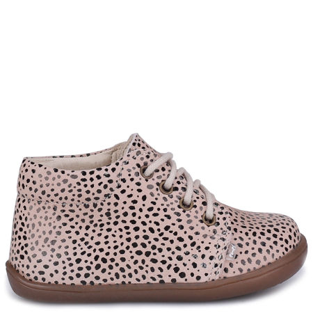 Arno barefoot beżowe trzewiki dziecięce ze skóry naturalnej