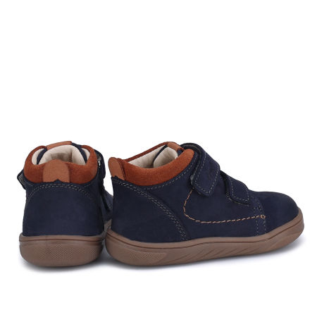 Gobi barefoot granatowe trampki dziecięce ze skóry naturalnej zdjęcie 3