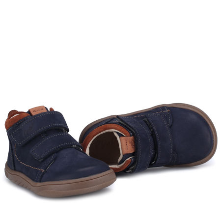 Gobi barefoot granatowe trampki dziecięce ze skóry naturalnej zdjęcie 4