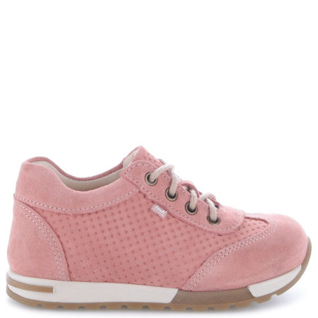 Forest różowe trampki dziecięce ze skóry naturalnej