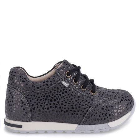 Forest szare trampki dziecięce ze skóry naturalnej