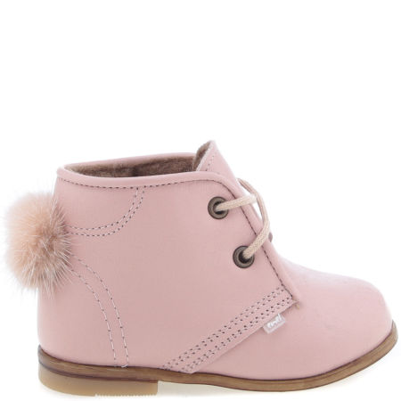 Bodo Roczki® membrana różowe trzewiki dziecięce ze skóry naturalnej