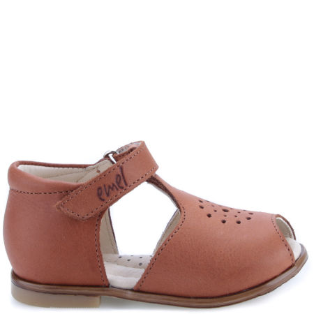 PALOMA ROCZKI® BRĄZOWE SANDAŁY DZIECIĘCE ZE SKÓRY NATURALNEJ