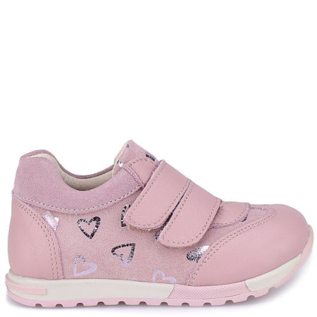 Colorado różowe trampki dziecięce ze skóry naturalnej