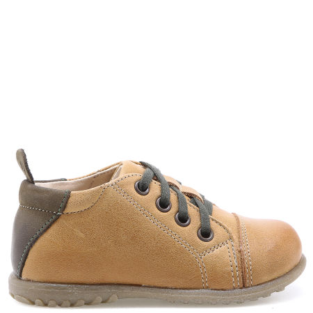 Mito Roczki® brązowe trzewiki dziecięce ze skóry naturalnej