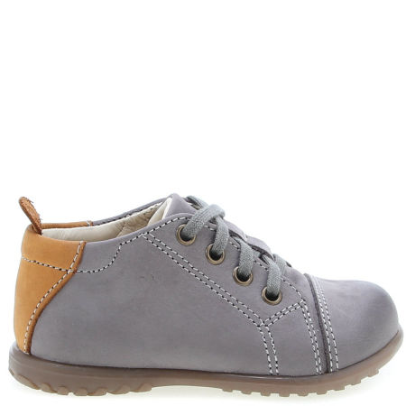 Mito Roczki® szare trzewiki dziecięce ze skóry naturalnej