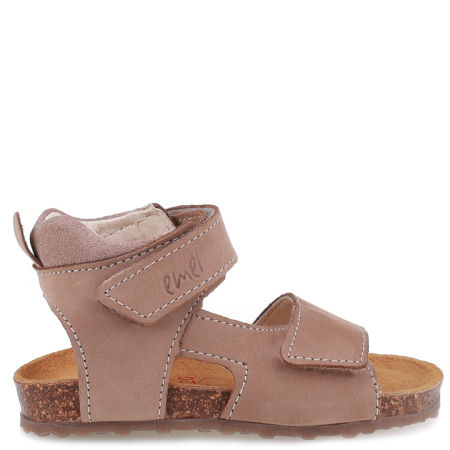 California beżowe sandały dziecięce ze skóry naturalnej