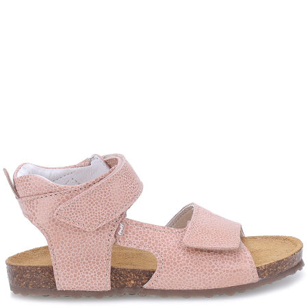California różowe sandały dziecięce ze skóry naturalnej