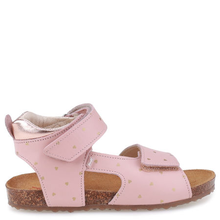 California różowe sandały dziecięce ze skóry naturalnej