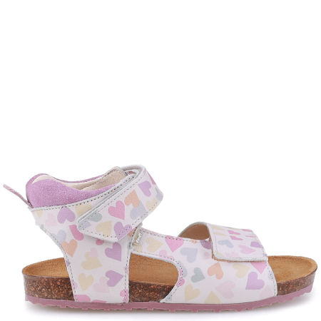 California kolorowe sandały dziecięce ze skóry naturalnej