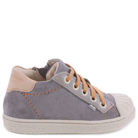 Jackson szare trampki dziecięce ze skóry naturalnej