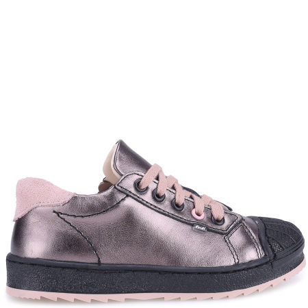 Jackson fioletowe trampki dziecięce ze skóry naturalnej