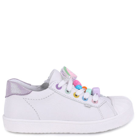 Jackson białe trampki dziecięce ze skóry naturalnej