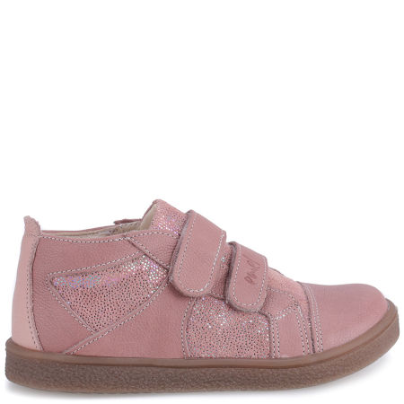 Harvey różowe trampki dziecięce ze skóry naturalnej