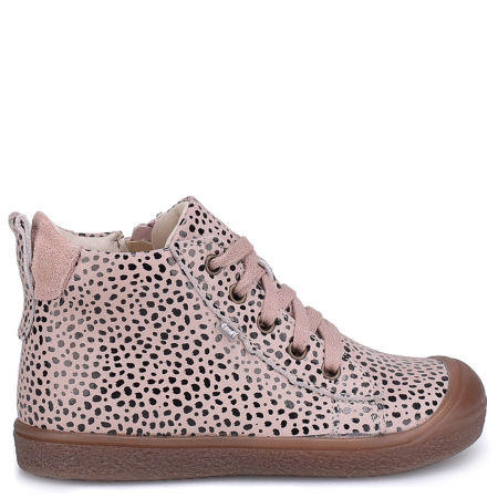 Sydney beżowe trampki dziecięce ze skóry naturalnej