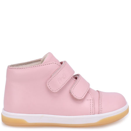 Amsterdam różowe trzewiki dziecięce ze skóry naturalnej