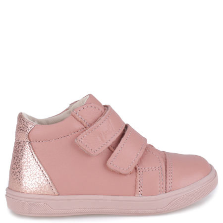 Amsterdam różowe trzewiki dziecięce ze skóry naturalnej