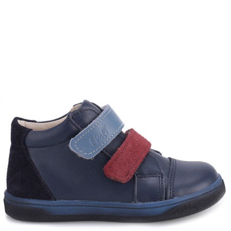 Amsterdam granatowe trzewiki dziecięce ze skóry naturalnej