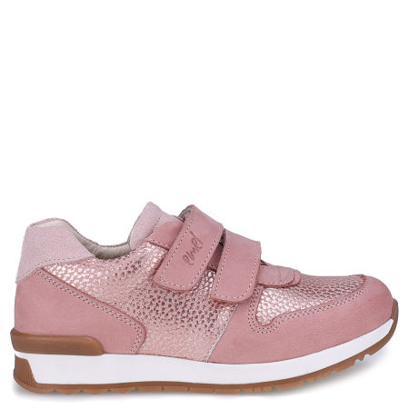 Hamburg różowe trampki dziecięce ze skóry naturalnej