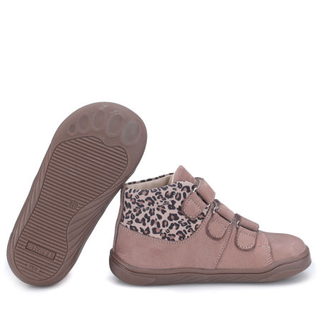 Pico barefoot beżowe trampki dziecięce ze skóry naturalnej zdjęcie 2