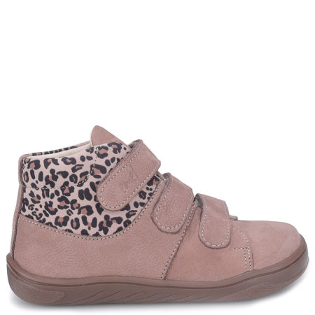 Pico barefoot beżowe trampki dziecięce ze skóry naturalnej