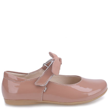 Vienna lakierowane baleriny dziecięce ze skóry naturalnej