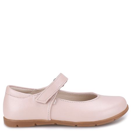 Vienna perłowe baleriny dziecięce ze skóry naturalnej